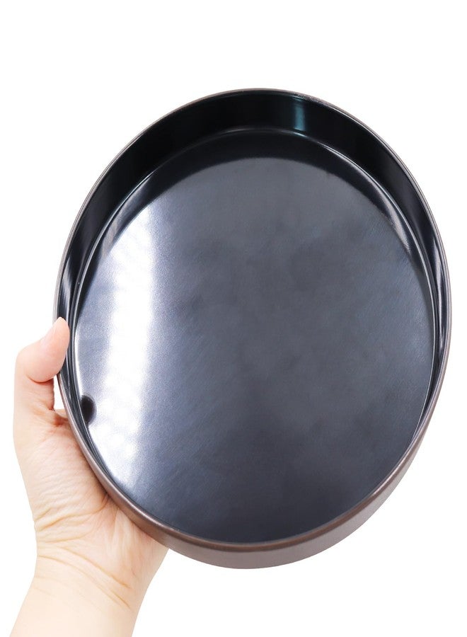 Neeenn Reptile Feeder Kit, Food Water Bowl, Plastic Round Tortoise Feeding Dish, Amphibian Feeding Bowl, Tank Terrarium Accessories for Bearded Dragon Snake Hermit Crab Turtle Lizard Chameleon - 8 × 8 × 1" - Image 2